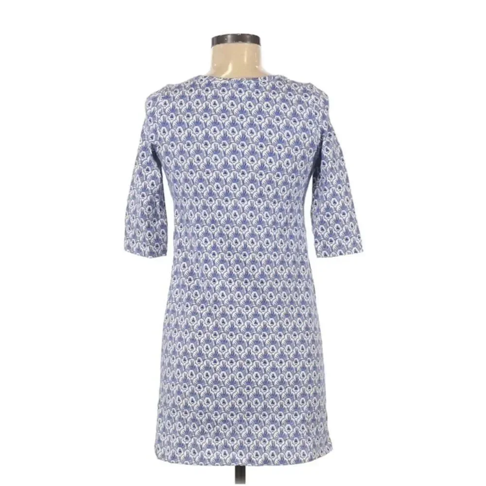 Vineyard Vines Ikat Fern Print Dress | M